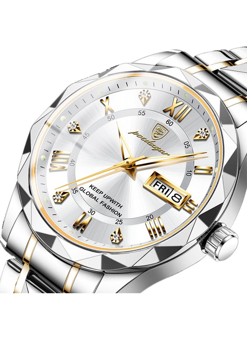 Generic - Swiss brand waterproof luminous new men's watch belt quartz watch live foreign trade explosions a generation of hair - Image 1
