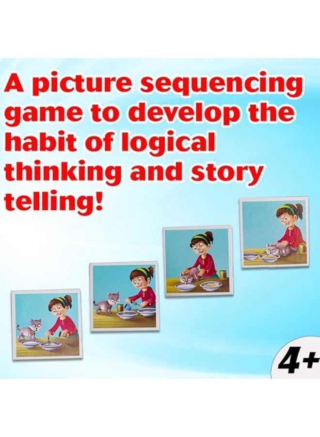 Creative's What's Next -2 | A Memory Game to Develop Logical Thinking & Story Telling | Sequence Cards| Pre-School Games | Learning & Educational | What's Next Series for Ages 4 & Up - Image 2