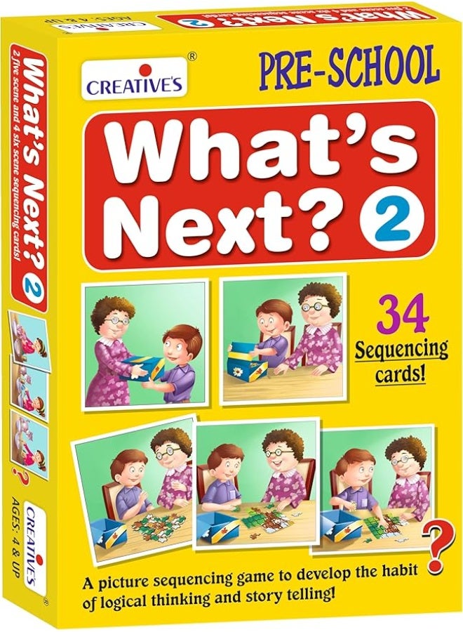 Creative's What's Next -2 | A Memory Game to Develop Logical Thinking & Story Telling | Sequence Cards| Pre-School Games | Learning & Educational | What's Next Series for Ages 4 & Up - Image 5