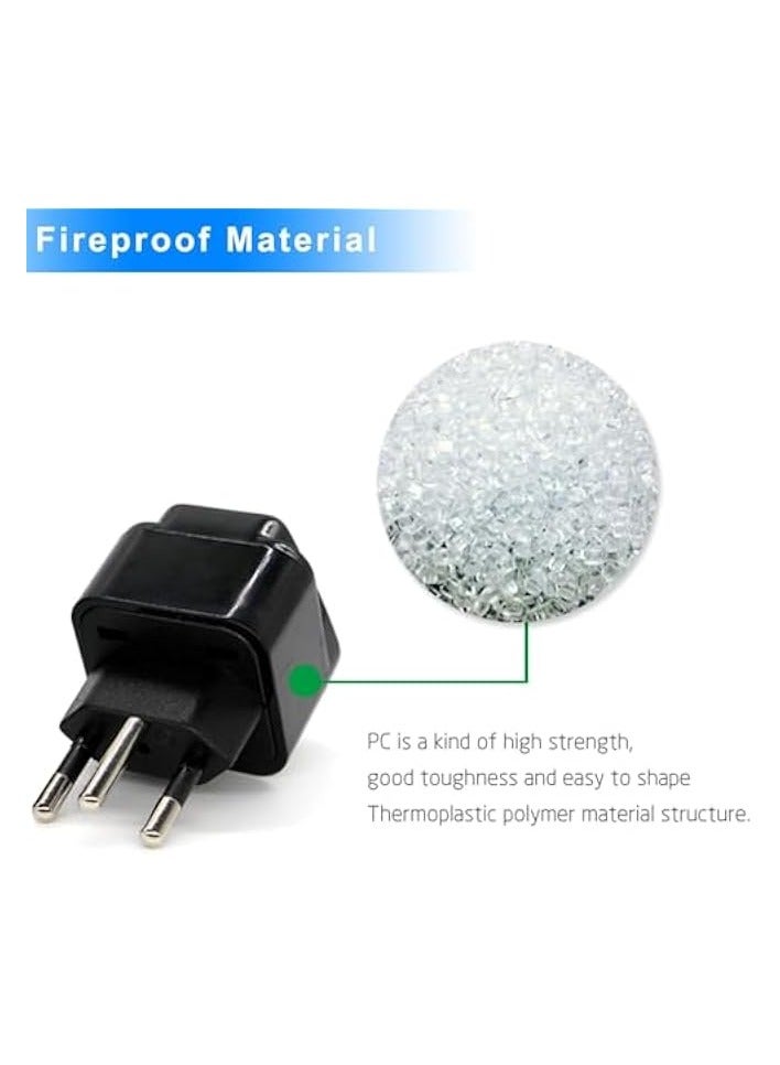 إيروريكس محول طاقة عالمي، للاستخدام في سويسرا خلال العطلات أو رحلات العمل. محول قابس من المملكة المتحدة إلى سويسرا. محول سفر سويسري من المملكة المتحدة إلى سويسرا، سويسرا، الأردن، ليختنشتاين، مدغشقر، رواندا. رفيق مثالي للسفر، رحلات العمل، العطلات، والدراسة في الخارج. - Image 4