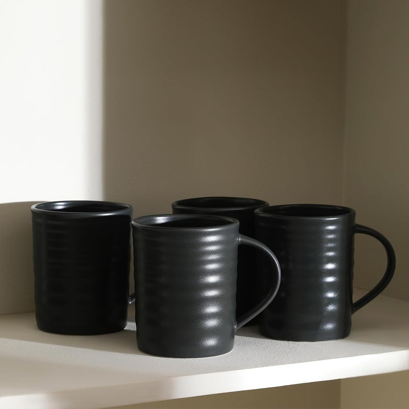 Stone Lain Orbit 16Piece Dinnerware Set Stoneware Charcoal - Image 5