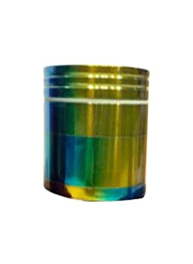 True Handmade Standard Aluminium Herb Grinder(4 Part, 57mm, Rainbow)