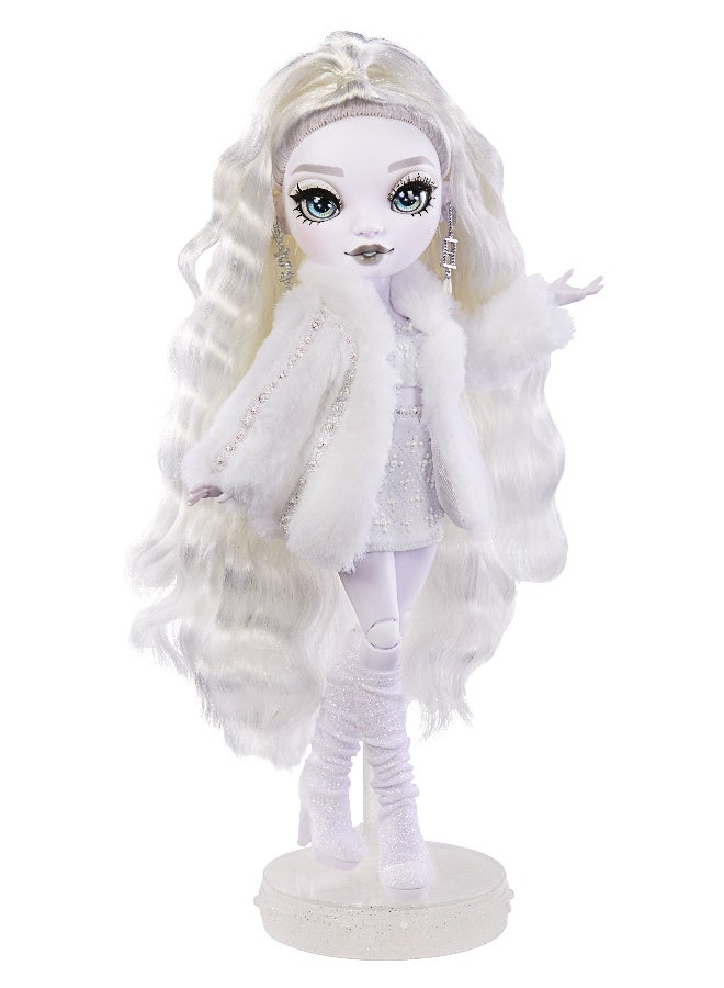 RAINBOW HIGH Shadow S1 Natasha Zima Grayscale 11 inch  Fashion Doll, 2 Designer Dove White Outfits to Mix & Match with Accessories - Image 2