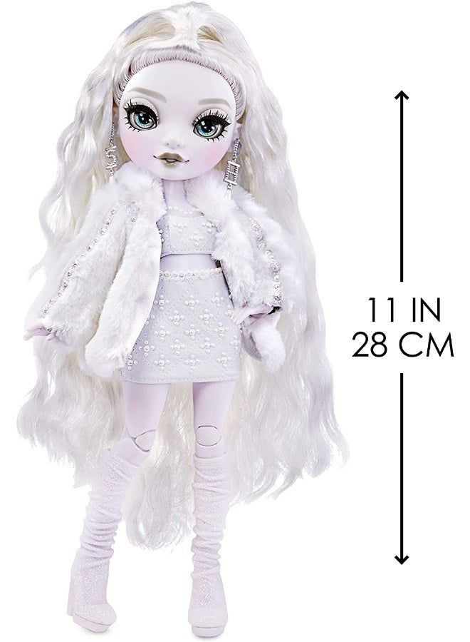 RAINBOW HIGH Shadow S1 Natasha Zima Grayscale 11 inch  Fashion Doll, 2 Designer Dove White Outfits to Mix & Match with Accessories - Image 3