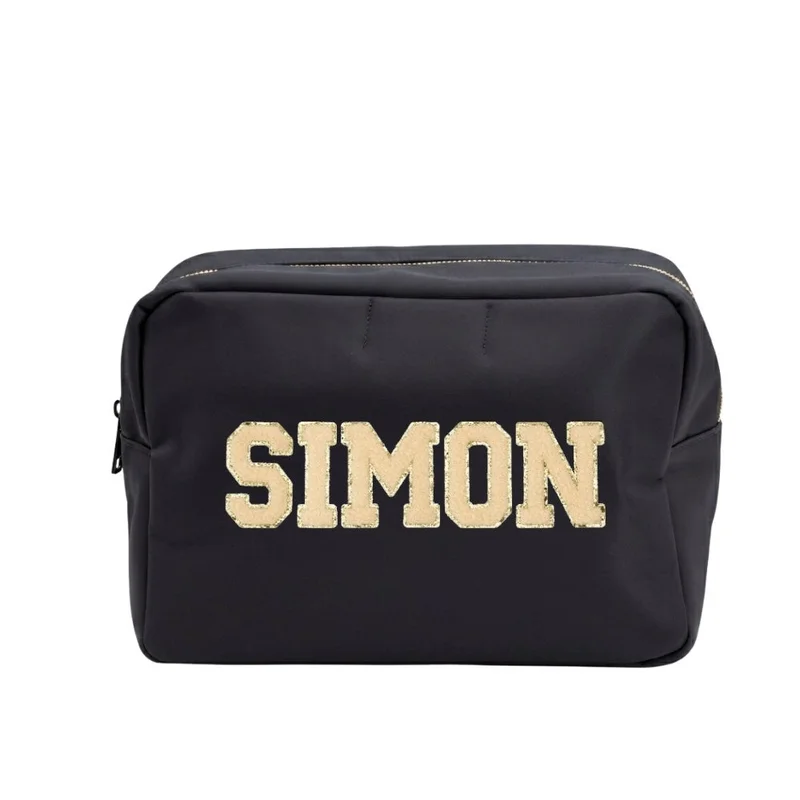 القبيلة السعيدة Large Black Pouch