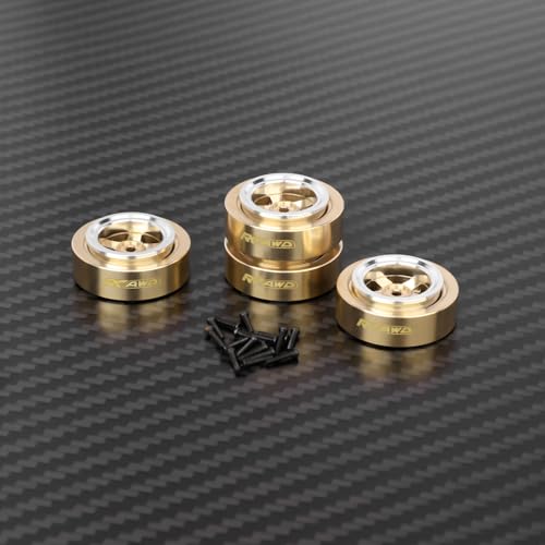 RCAWD SCX30 Brass Weights 70g RC Wheel Rims Beadlock GlueFree for Axial 130 SCX30 Series Upgrades Parts C - Image 5