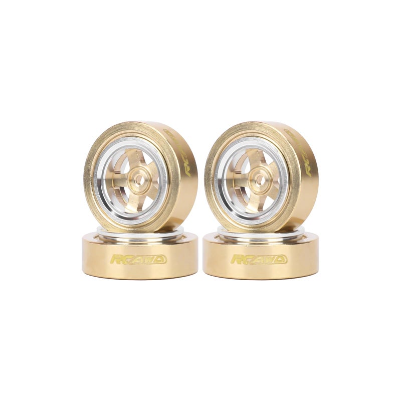 RCAWD SCX30 Brass Weights 70g RC Wheel Rims Beadlock GlueFree for Axial 130 SCX30 Series Upgrades Parts C - Image 3