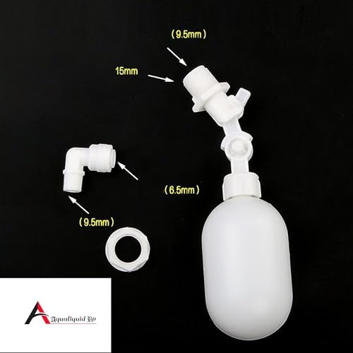 Aqualiquid Ro Plastic Float Ball Valve Shut Off Float And 3 Meter Pipe For for Aquarium, Water Tank, Aquariums, Aquaculture, RO System, Dispenser Pot (Float + 3 Meter Pipe + 1 Elbow) - Image 3