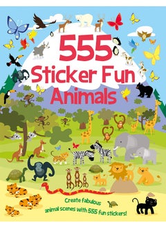 555 Sticker Fun - Animals Activity Book  - Image 2