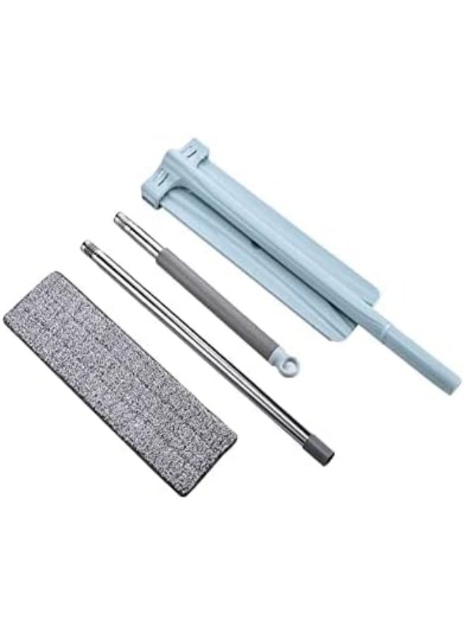 Squeeze Microfiber Flat Mop with 360° Rotation, Self-Wringing, Hands-Free for Dry & Wet Floor Cleaning - Image 1