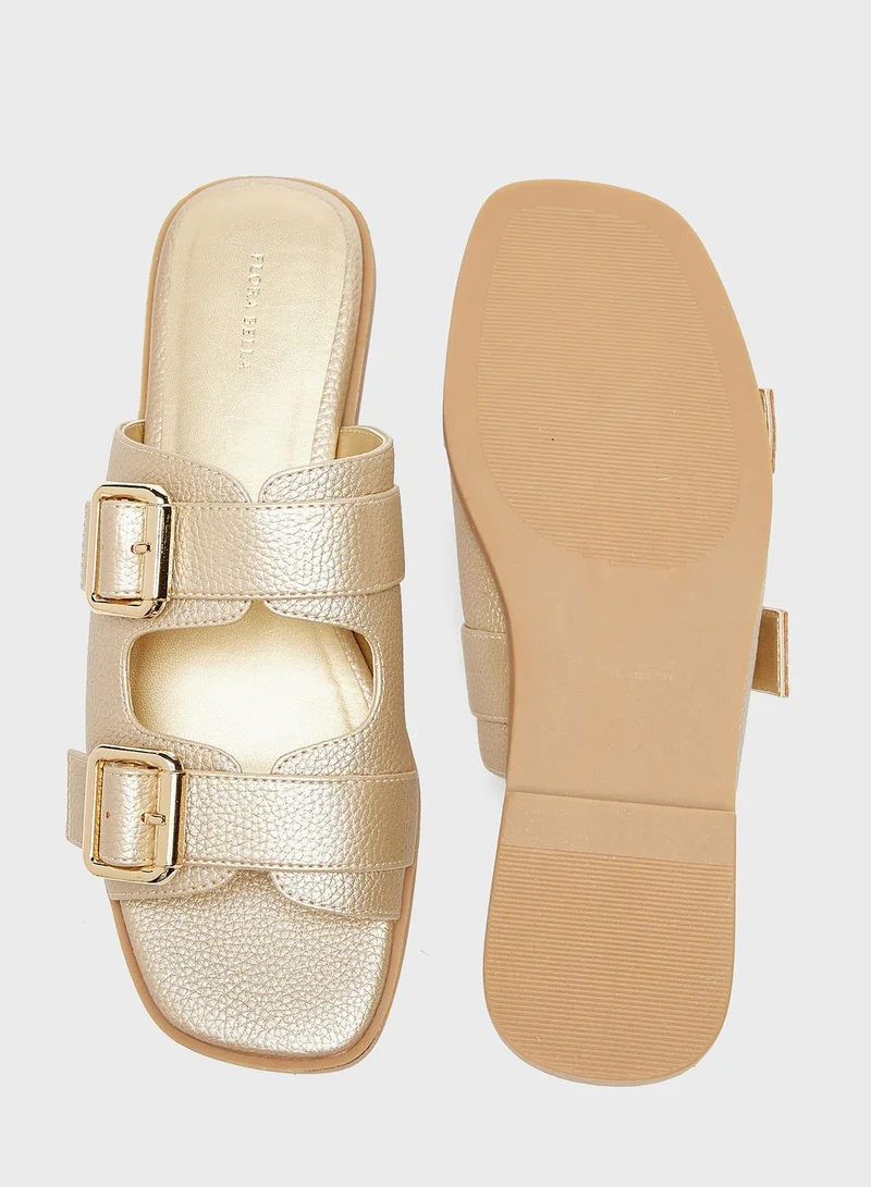 shoexpress Double Strap Flat Sandals