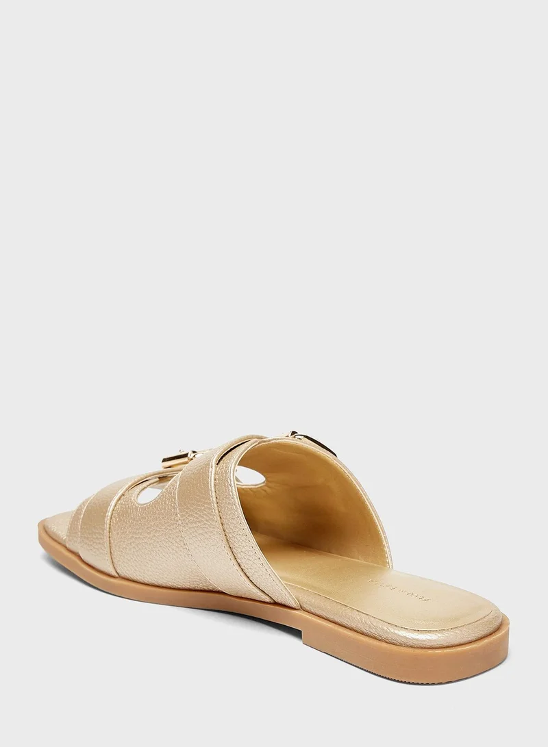 shoexpress Double Strap Flat Sandals