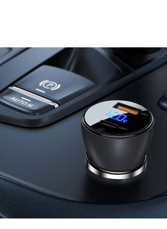 ACEFAST ACEFAST B6 metal car charger 63W (USB-A+USB-C) with digital display  - Image 3