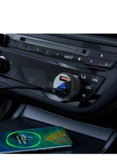 ACEFAST ACEFAST B6 metal car charger 63W (USB-A+USB-C) with digital display  - Image 4