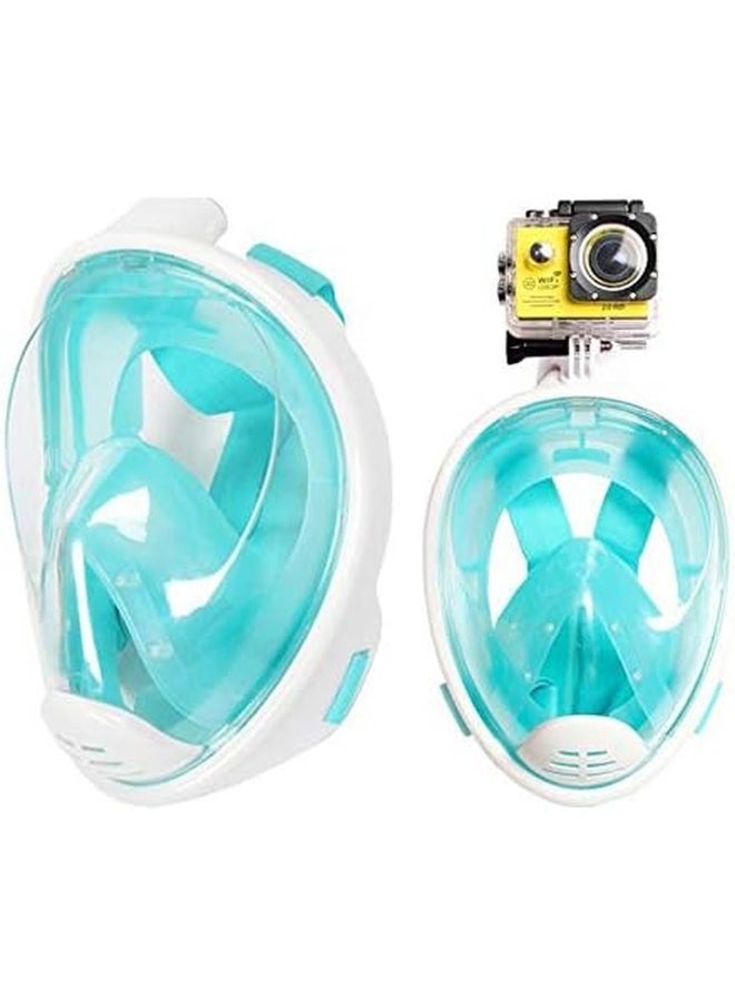 Generic Anti Fog Detachable Snorkeling Mask Set Medium Green - 4814  - Image 2
