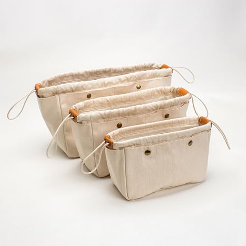 YONBEN Bag Divider Organizer Insert Tote Cotton Canvas Tote Organizer Insert large Handbag Organizer Extra Large Purse Insert Organizer (L) - Image 5