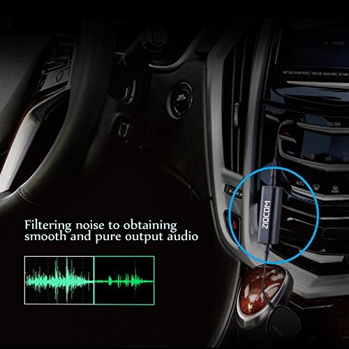 ZIOCOM Ground Loop Noise Isolator, Noise Filter, Eliminate The Buzzing Noise for Your Car Audio System/Home Stereo with Jack 3.5mm Audio Cable (1 Pack) - Image 2