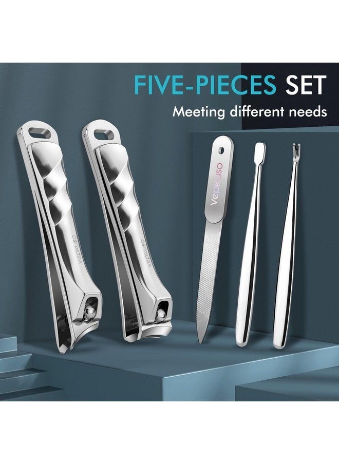 Vepkuso - German Nail Clippers For Thick Ingrown Nail For Men, Heavy Duty Large Toenail Clippers For Thick Nails For Seniors, Super Sharp Ingrown Toe Nail Clippers With Long Handle - Image 1
