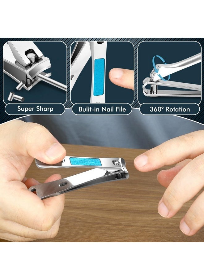 Vepkuso - German Nail Clippers For Thick Ingrown Nail For Men, Heavy Duty Large Toenail Clippers For Thick Nails For Seniors, Super Sharp Ingrown Toe Nail Clippers With Long Handle - Image 1