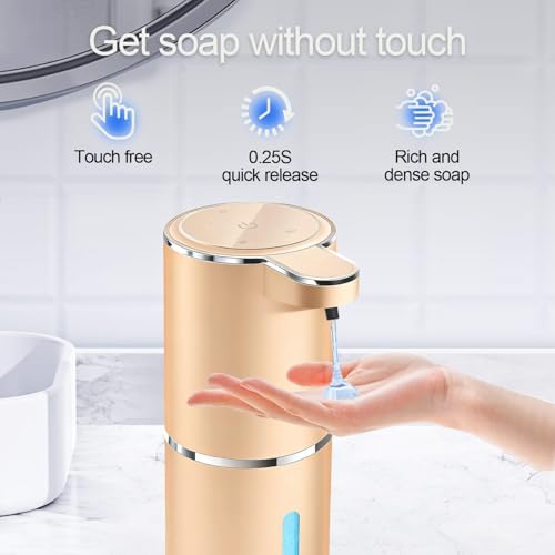 Sylfu Automatic Liquid Soap Dispenser Bathroom Kitchen Dish Liquid Body Shampoo Shower Gel Hand Free Liquid Wall Mount Touchless Soap Dispenser 380ml Auto Liquid Dispenser Sylfu - Image 3