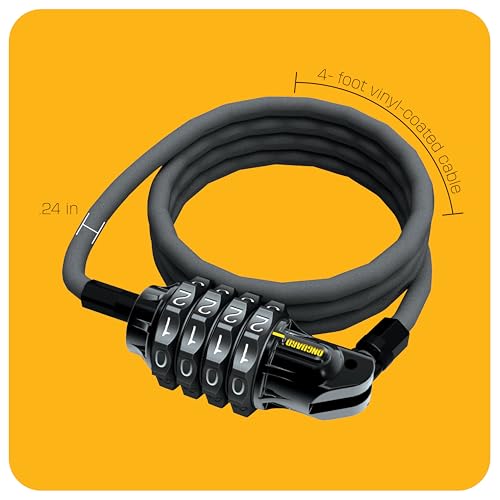 Onguard Terrier Combination 4 Cable Lock, 120cm x 6mm - Image 2