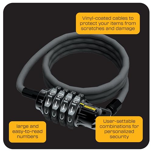Onguard Terrier Combination 4 Cable Lock, 120cm x 6mm - Image 4