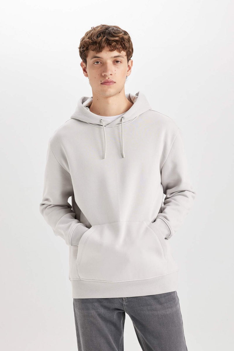 DeFacto Regular Fit Long Sleeve Hoodie - Image 4