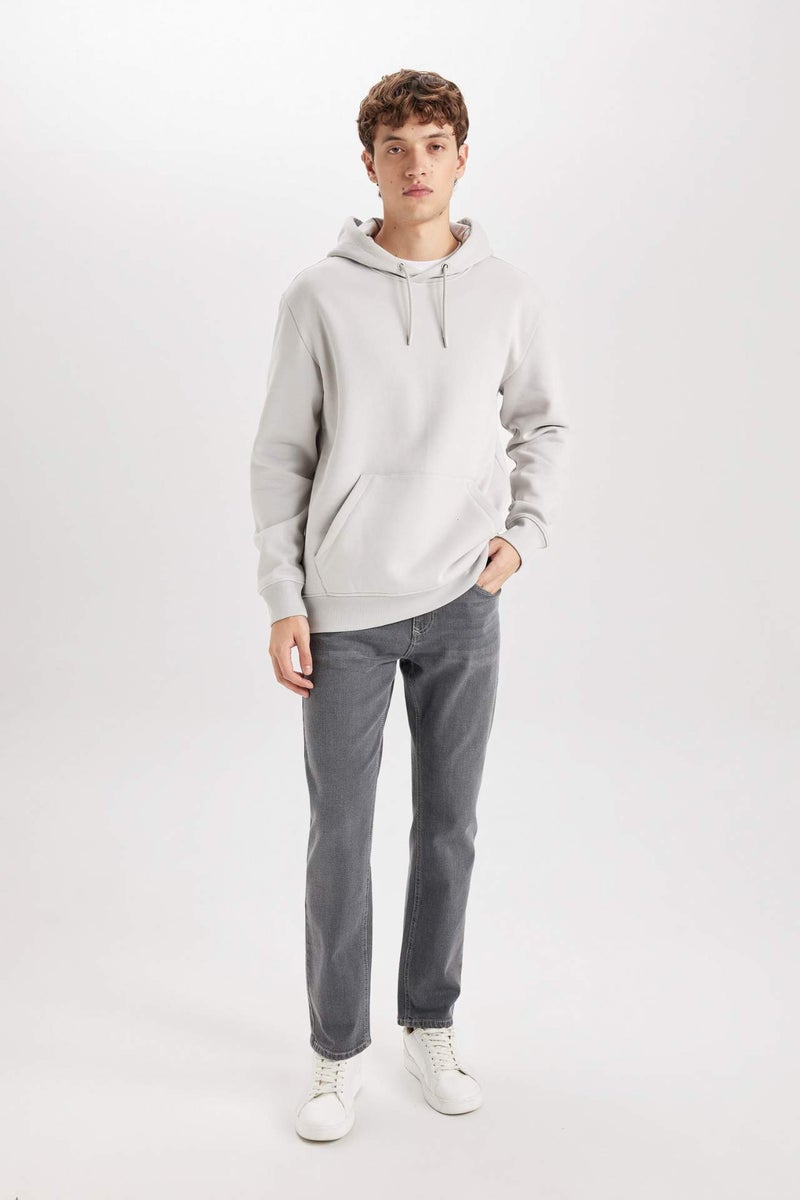 DeFacto Regular Fit Long Sleeve Hoodie - Image 2