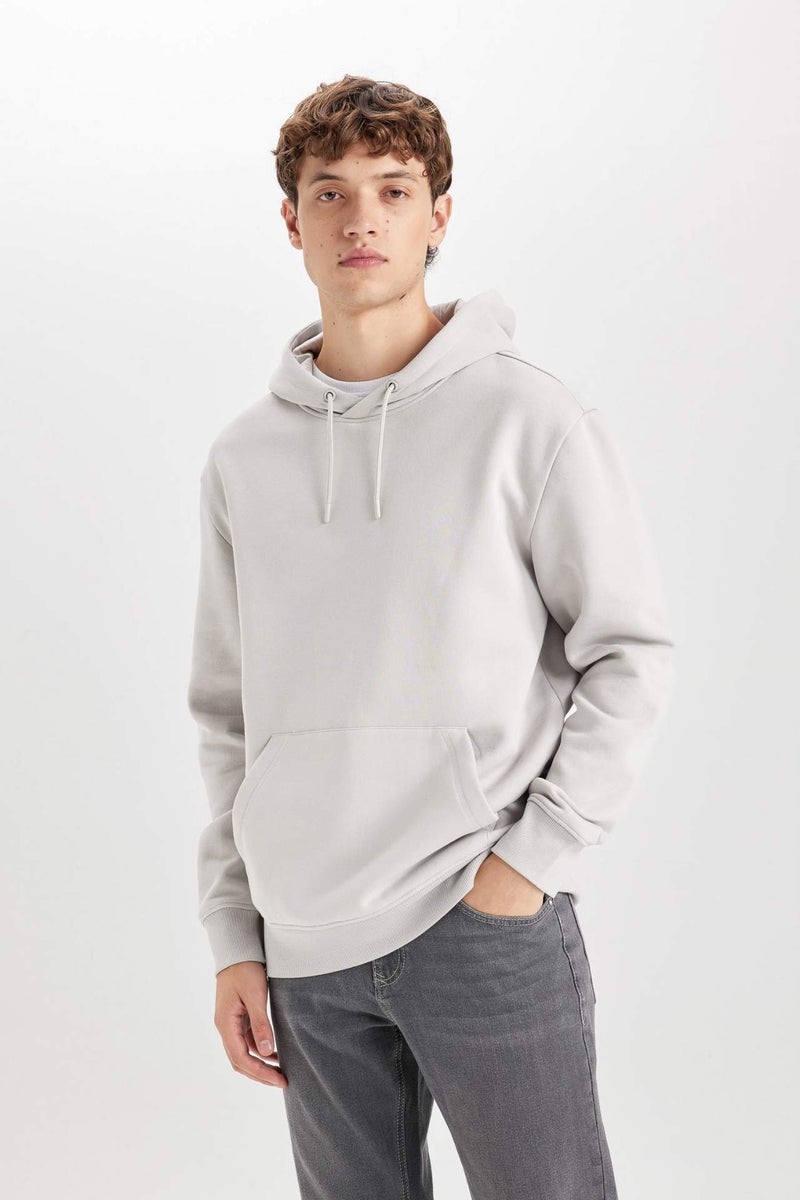 DeFacto Regular Fit Long Sleeve Hoodie - Image 3