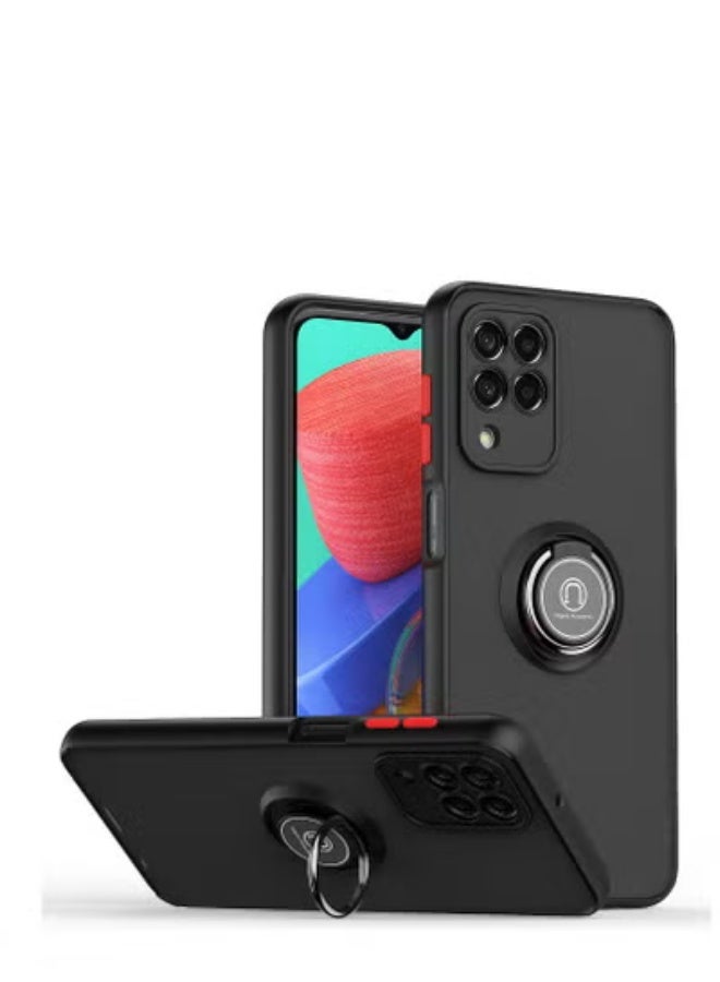 GULFLINK Back Cover Phone Protection Case For Samsung M33 Black+ red - Image 1