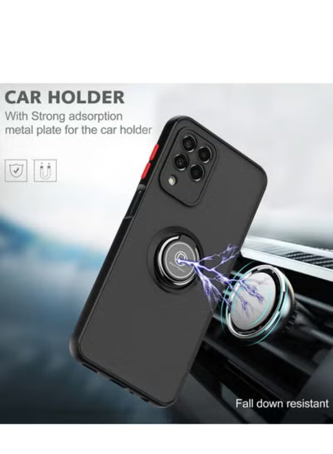 GULFLINK Back Cover Phone Protection Case For Samsung M33 Black+ red - Image 5