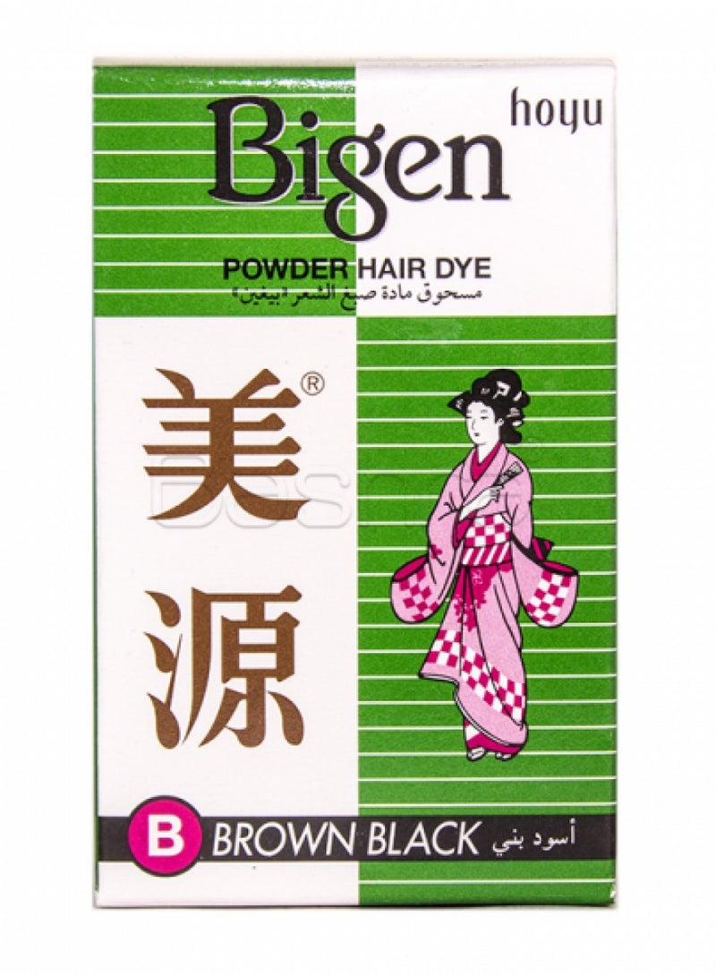بايجن مسحوق صبغة الشعر بني اسود 6 جرام - Image 1