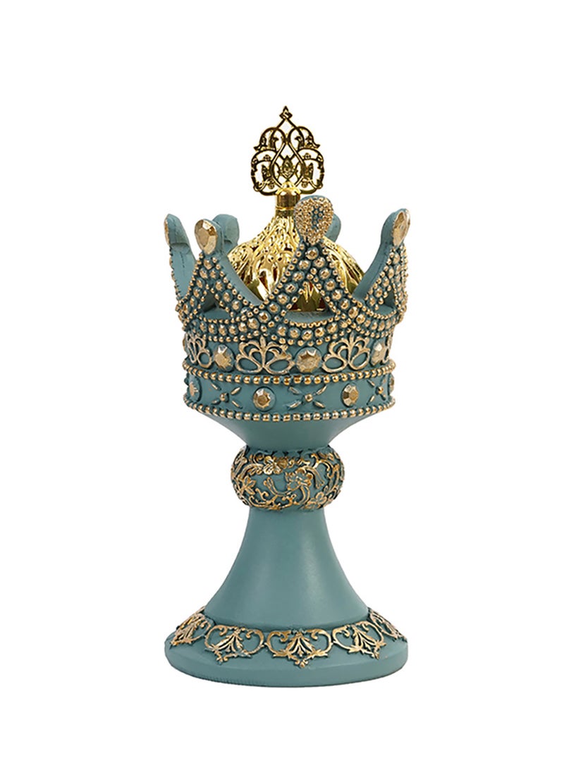 ماركة غير محددة - مبخرة بخور على الطراز الملكي زينة برج العلاج بالروائح العطرية من السيراميك - Image 1