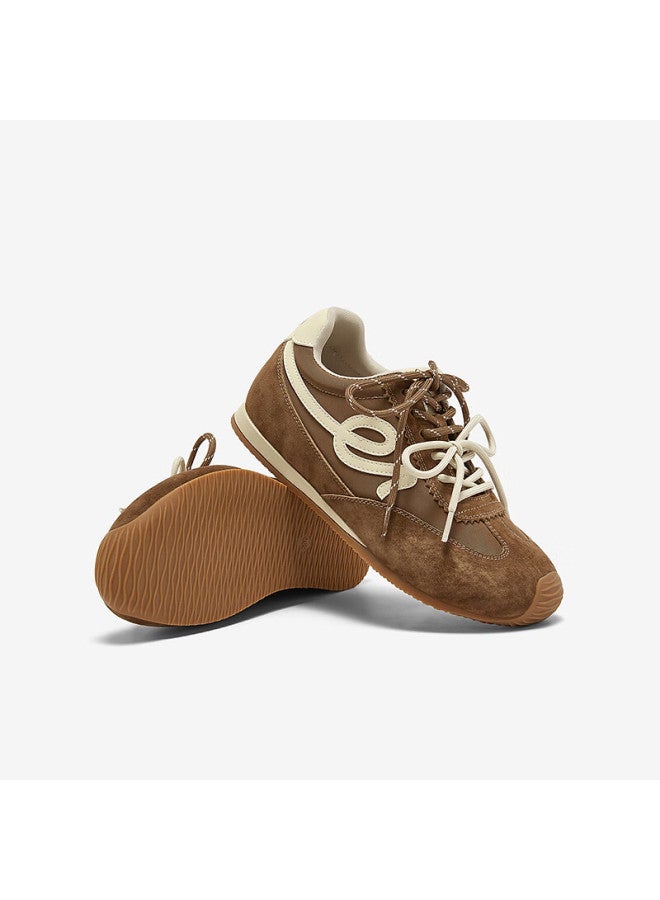 Basto 26 Spring Mall Retro Women's Sports Casual Shoes D3858am6 Brown/beige Size 36 - Image 3