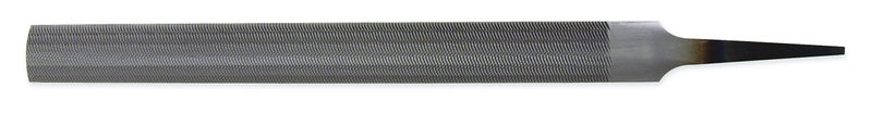 Nicholson Half-Round Hand File Without Handle, Double Cut, American Pattern, Bastard Cut, 10" Length - Image 5