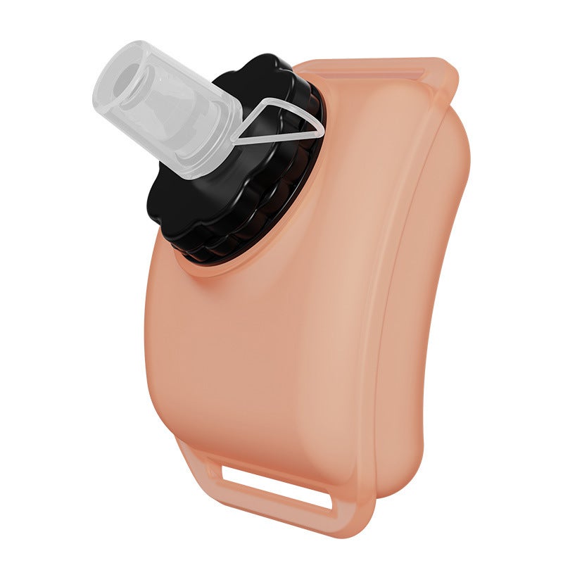 Border Wrist Sports Water Bottle - Food-Grade Silicone, Creative Portable Design for Outdoor Cycling, Running & Hiking