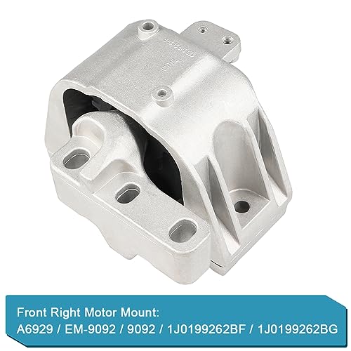JDMON 3Pcs Engine Mount Trans Motor Kit Replacement for Volkswagen Beetle 1.8L 2.0L VW Golf Jetta 2000 2001 2002 2003 2004 2005 2006 2006 Compatible with A6929 A6935 A6930 - Image 4