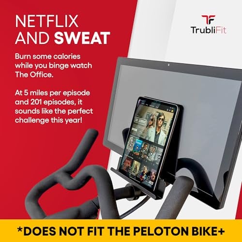 TrubliFit iPad Holder for Original Peloton Bike, Watch Netflix and More While You Ride, Tablet Mount for Peloton Bike, Accessories for Peloton (Does Not Fit Peloton Bike+) - Image 4