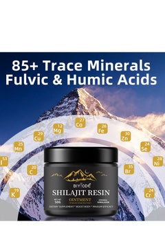 BIYODE Pure Himalayan Shilajit Resin, 100mg Ayurvedic,Helps Boosting Stamina,Boost Body Maxium Efficacy,Dietary Supplement 50g  - Image 4