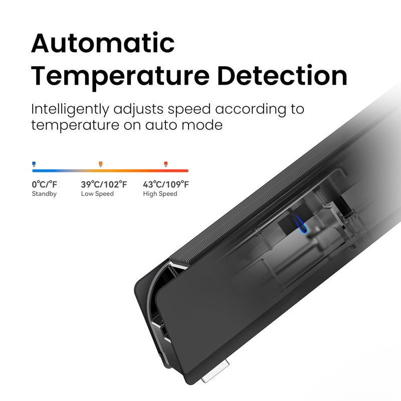 KIWIHOME Cooling Fan for PS5 Accessories, KIWIHOME Upgraded Quiet Cooler Fan with Auto Speed, LED & Controller USB Port for PS5 Disc/Digital Edition 2020, Not for PlayStation 5 Slim/Pro - Image 5