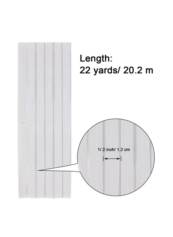 Elastic White Elastic For Sewing Knit Elastic Band 1 2 Inch X 22 Yards