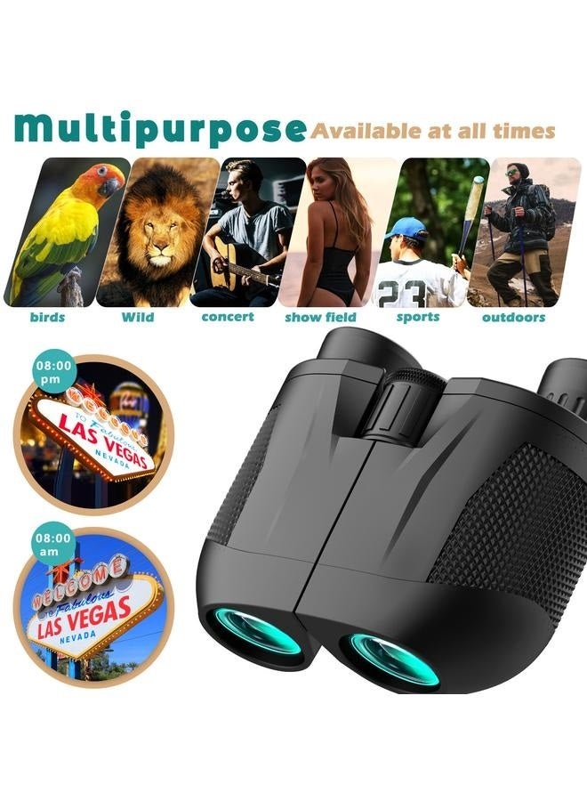Generic Binoculars for Bird Watching with Low Light Night Vision Large View Easy Focus Waterproof Compact Binocular - Image 5