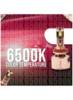 Toby's Toby's LX150 H8/H11 2 Pieces Car LED Headlight Original 150W/piece & 300 W Pair Power 15000/piece Lumens With Color Temperature 6500K  - Image 2