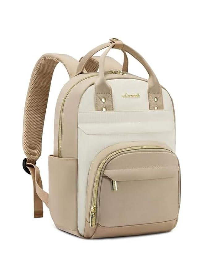 Arabest Mini Backpack Purse for Women, Small Backpack Bag, Light Weight Stylish Backpack for Daily Travel, Khaki-Beige-Light brown - Image 1