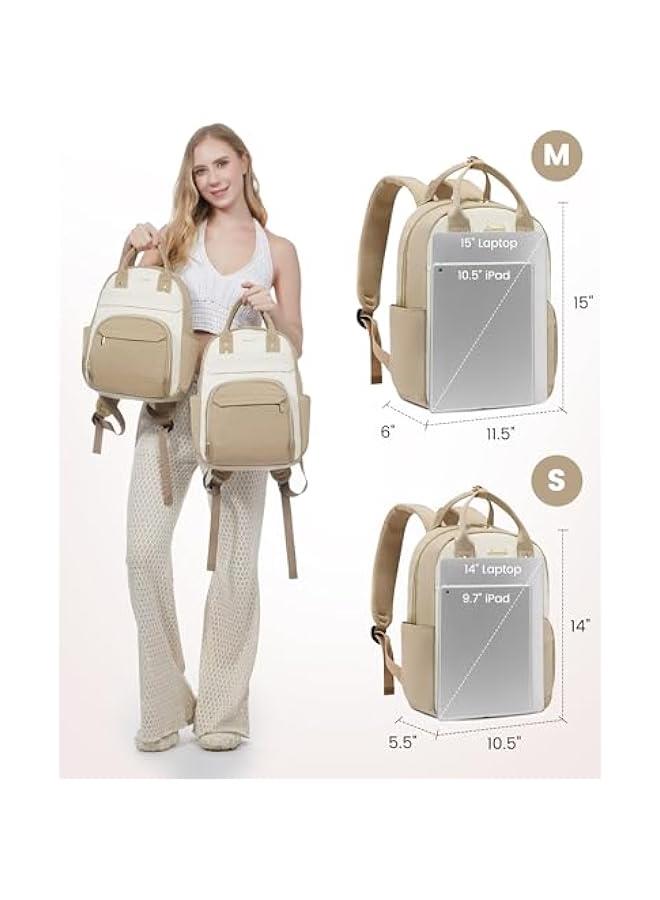 Arabest Mini Backpack Purse for Women, Small Backpack Bag, Light Weight Stylish Backpack for Daily Travel, Khaki-Beige-Light brown - Image 3