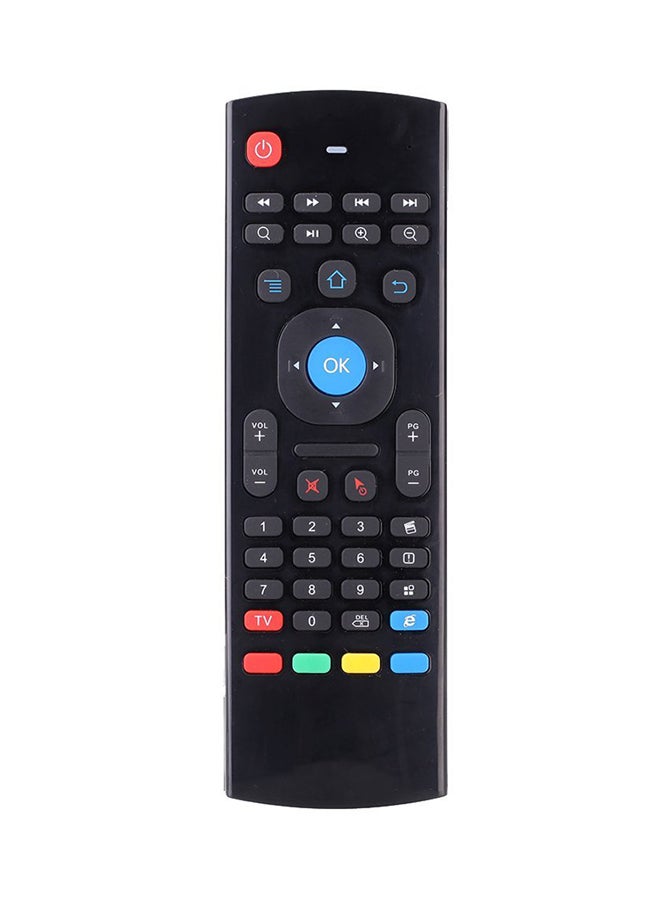 MX3 No Backlight 2.4G Remote Control For Android TV Box Black - Image 1