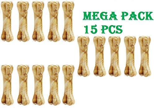 Skora Pressed Dog Chew Bone, Mini (3-inch x 15 Pieces) Mega Pack - Image 4