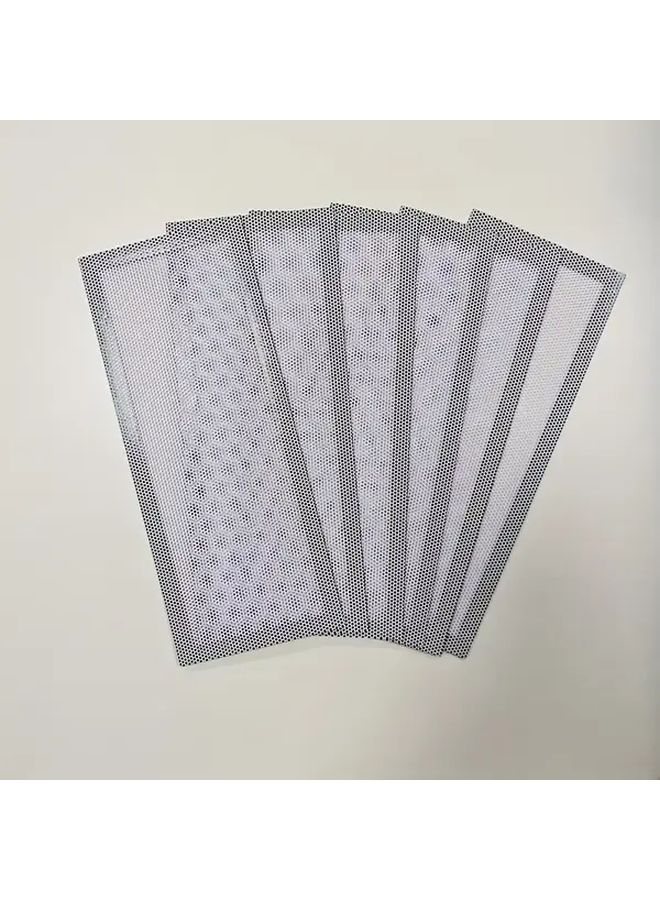 6 قطع أغطية فتحات تهوية مغناطيسية بيضاء ثقيلة 4 × 10 بوصة تركيب بدون أدوات - Image 1