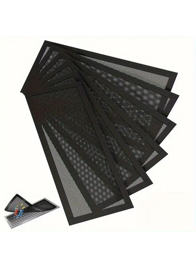 6 قطع أغطية فتحات تهوية مغناطيسية بيضاء ثقيلة 4 × 10 بوصة تركيب بدون أدوات - Image 3