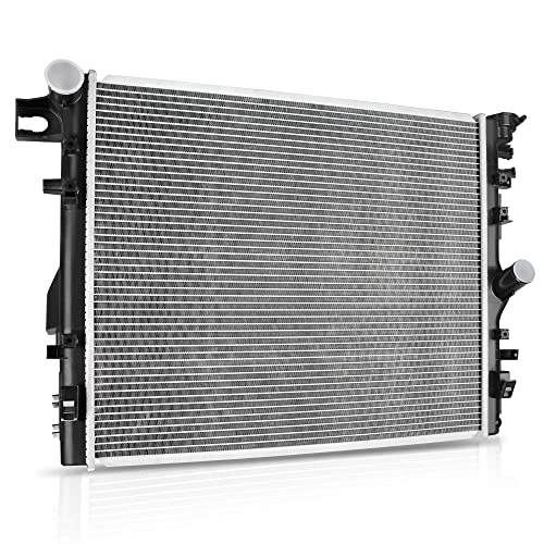 DWVO Radiator Complete Radiator Compatible with 20122018 Jeep Wrangler 36L 20072011 Jeep Wrangler 38L V6 - Image 1